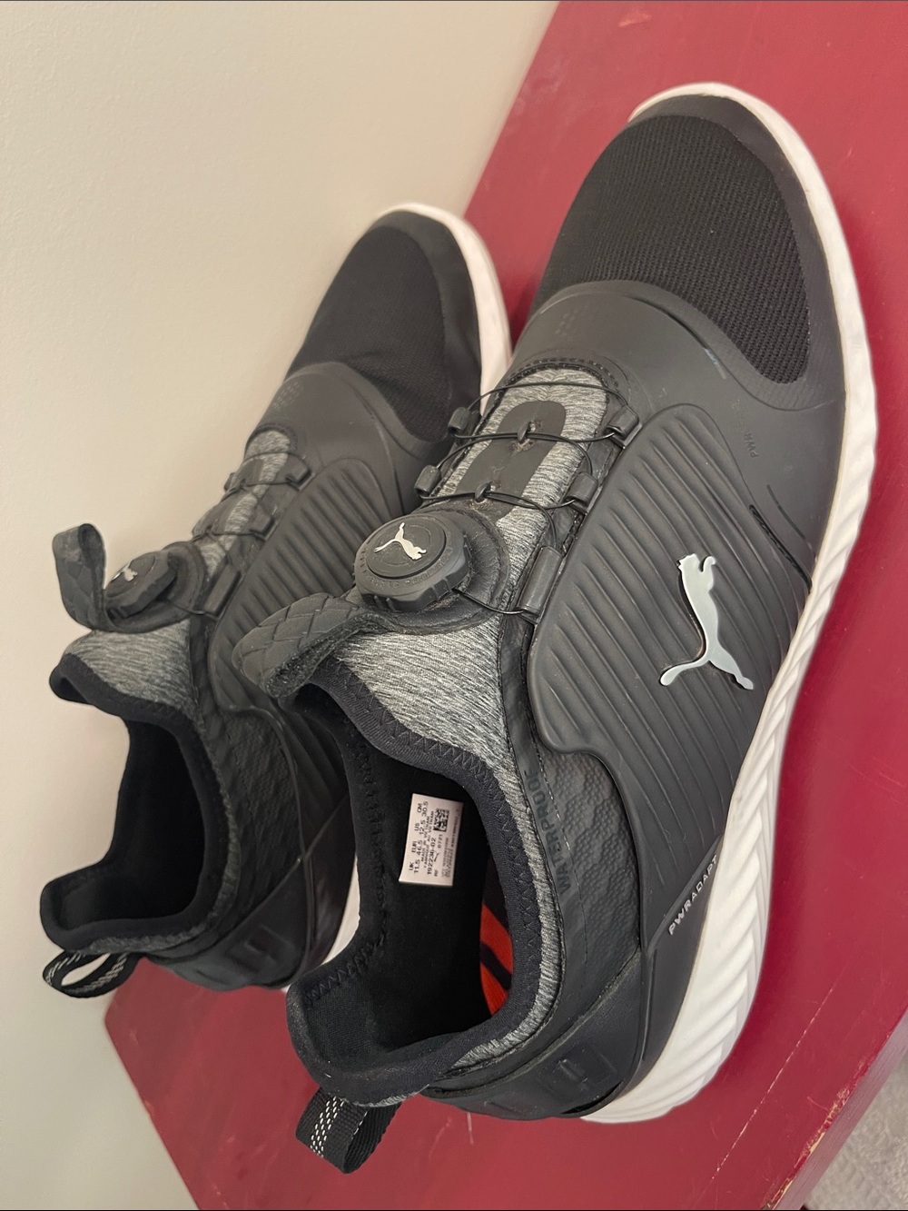 Puma Men's Black Golf Shoes 12.5M Great Shape!
